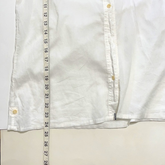 Anthropologie Odlille White Thin Cotton Shirt M - Picture 7 of 7